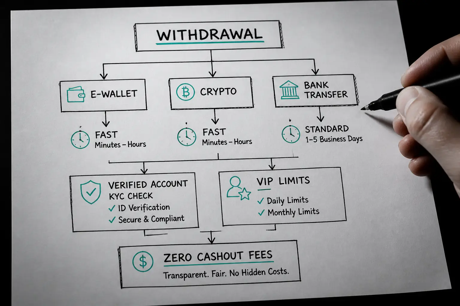 Frumzi Casino Withdrawal visual guide for Frumzi